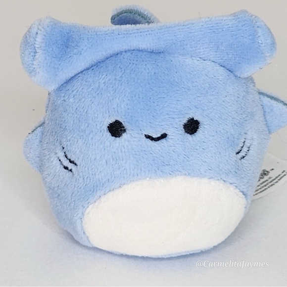 Squishville Squishmallow Rocket The Hammerhead Shark - 2 Pollici - Mini Peluche Nuovo
